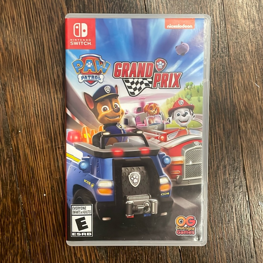 Paw Patrol Grand Prix Switch game